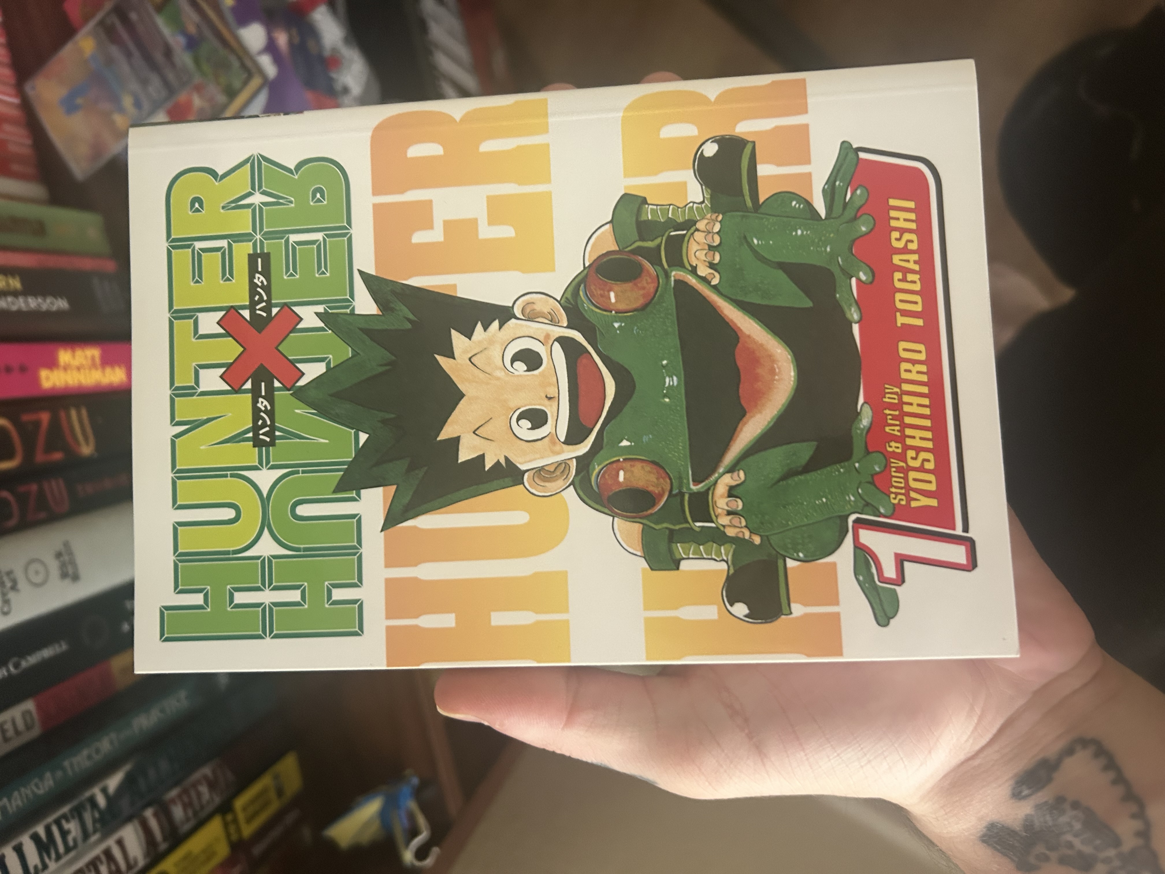 Volume 1 cover of Hunter x Hunter Manga